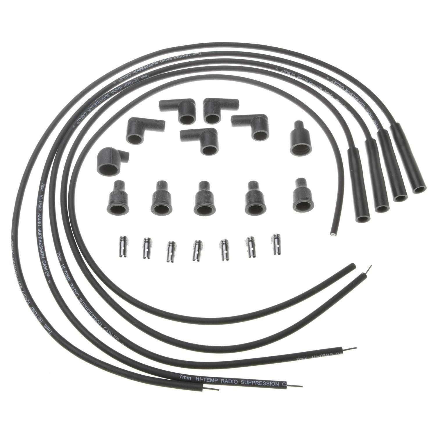 Front View of Spark Plug Wire Set STANDARD 3400