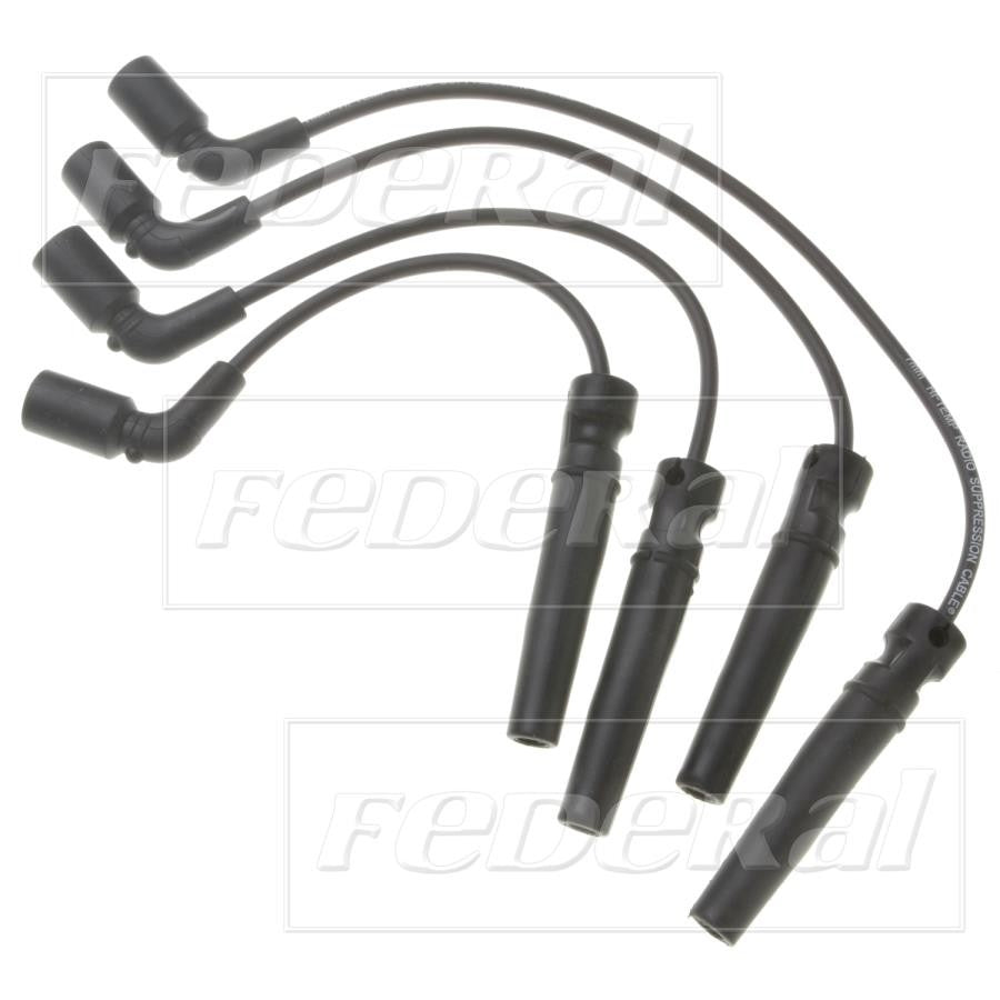 Front View of Spark Plug Wire Set STANDARD 4407