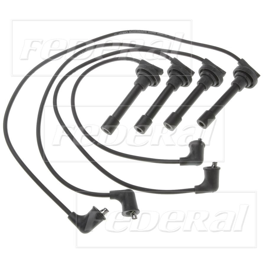 Front View of Spark Plug Wire Set STANDARD 4714