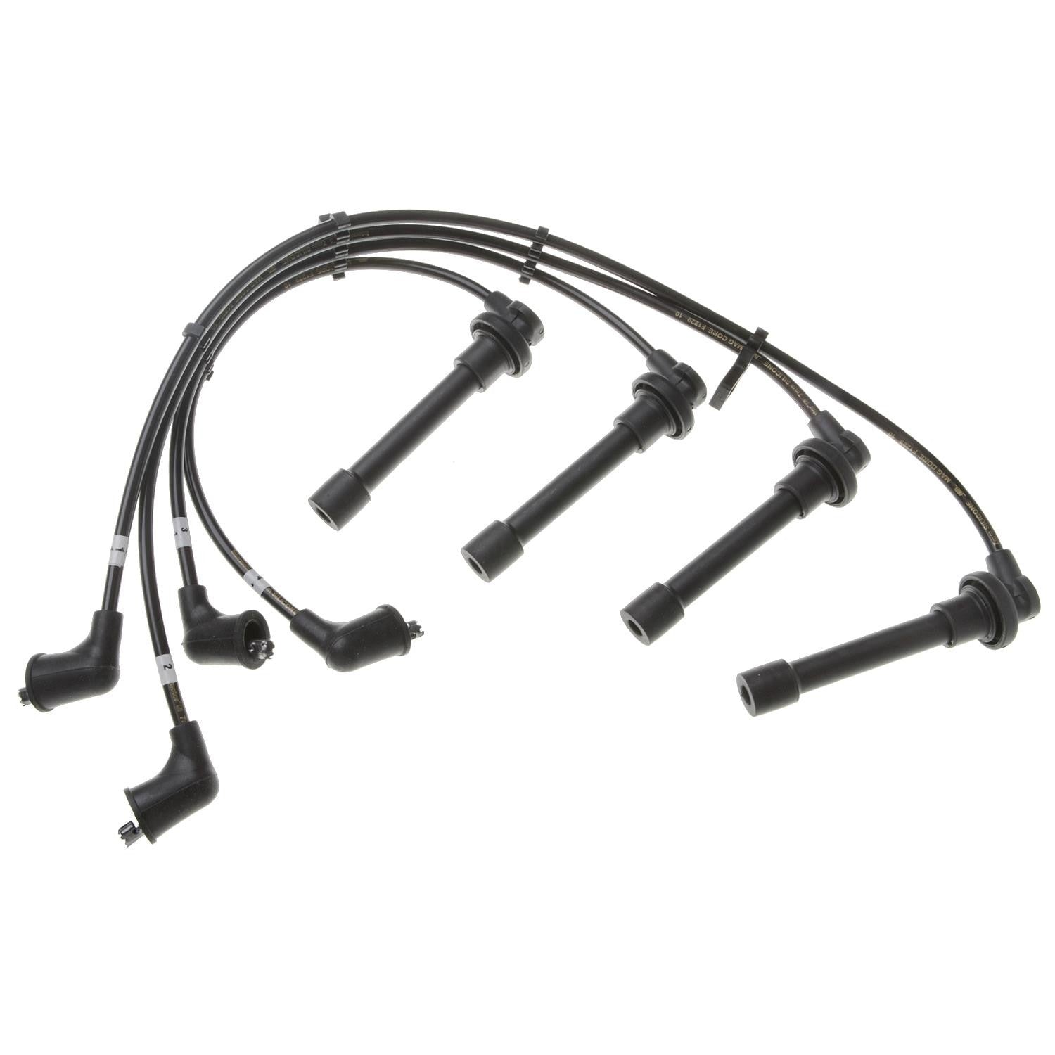 Front View of Spark Plug Wire Set STANDARD 55000