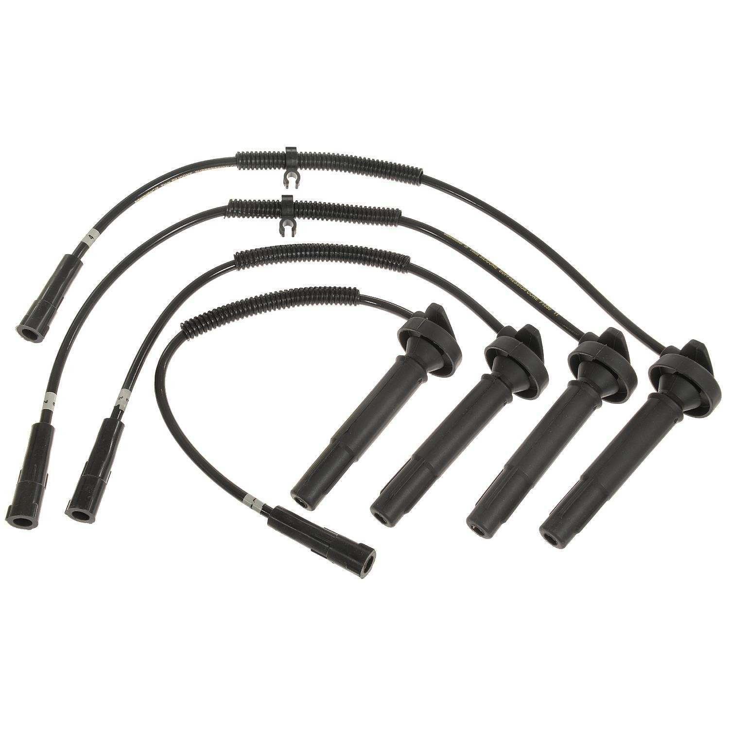 Front View of Spark Plug Wire Set STANDARD 55500