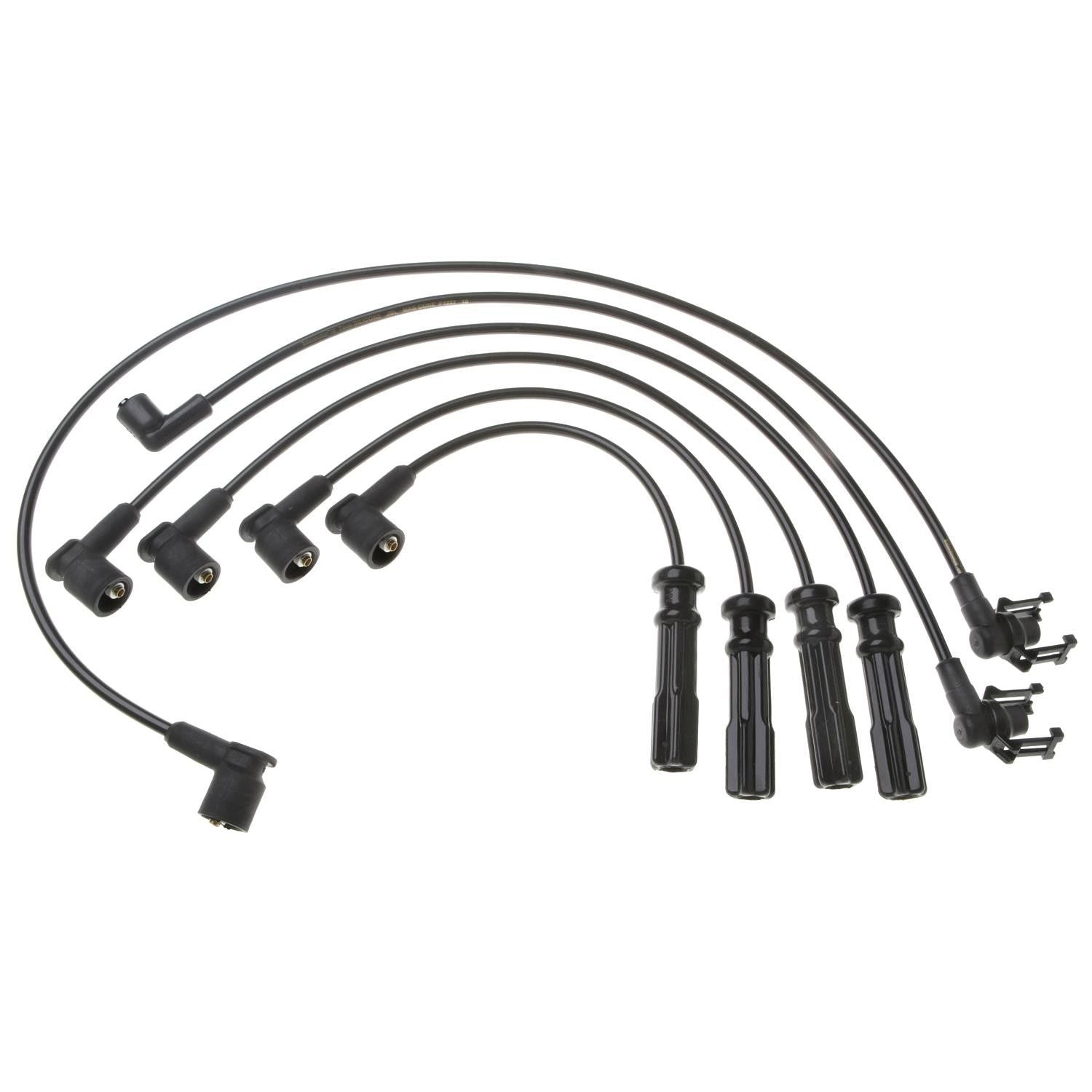 Front View of Spark Plug Wire Set STANDARD 55553