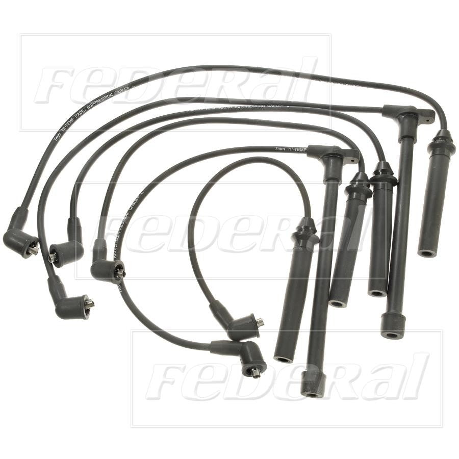 Front View of Spark Plug Wire Set STANDARD 6076