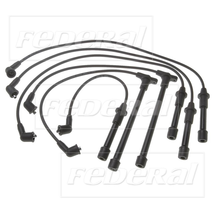 Front View of Spark Plug Wire Set STANDARD 6077