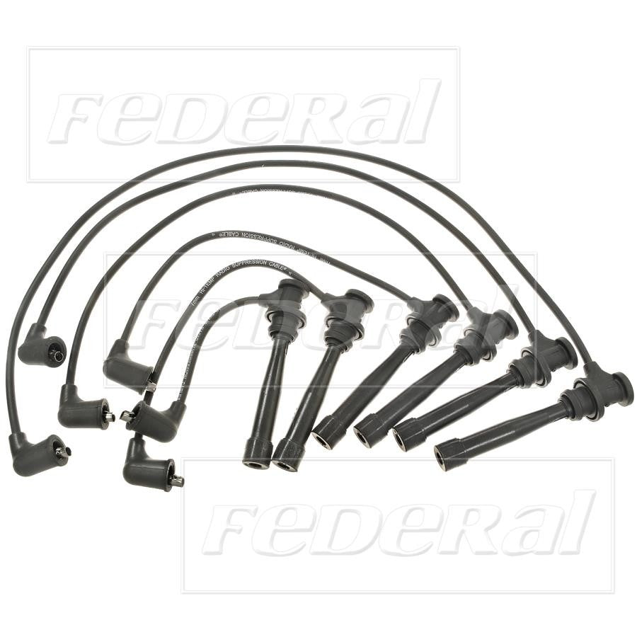 Front View of Spark Plug Wire Set STANDARD 6086