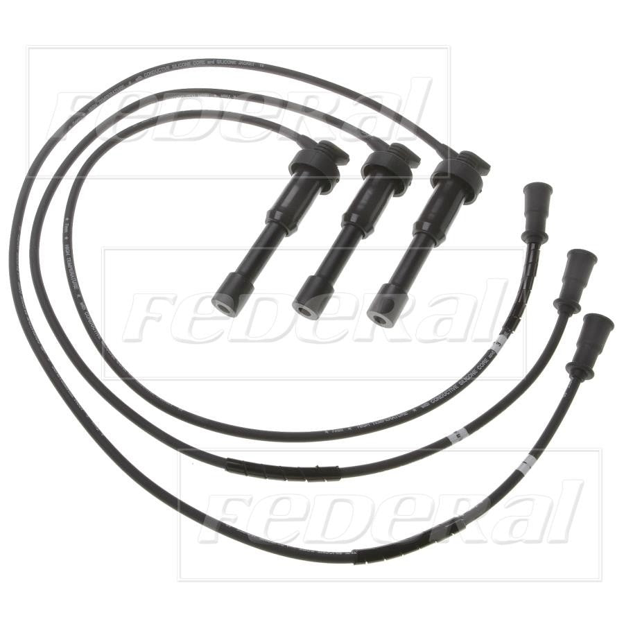 Front View of Spark Plug Wire Set STANDARD 6088