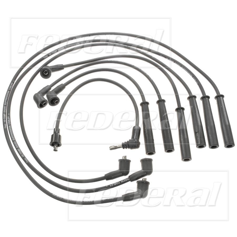 Front View of Spark Plug Wire Set STANDARD 6257