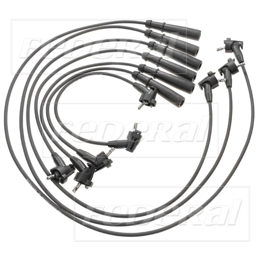 Front View of Spark Plug Wire Set STANDARD 6319