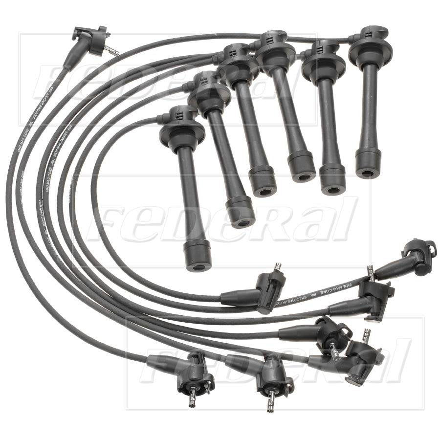 Front View of Spark Plug Wire Set STANDARD 6321