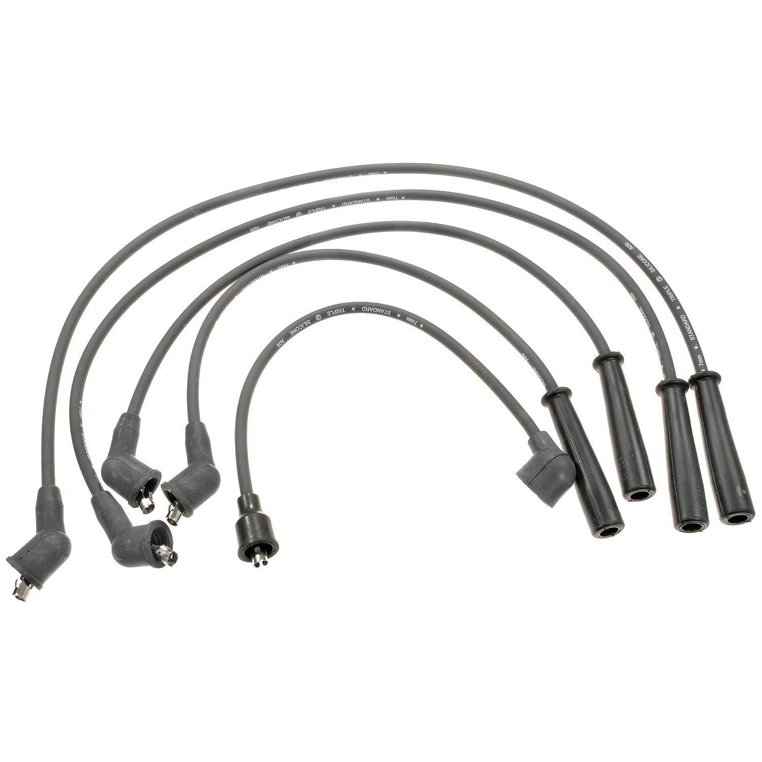 Front View of Spark Plug Wire Set STANDARD 7453