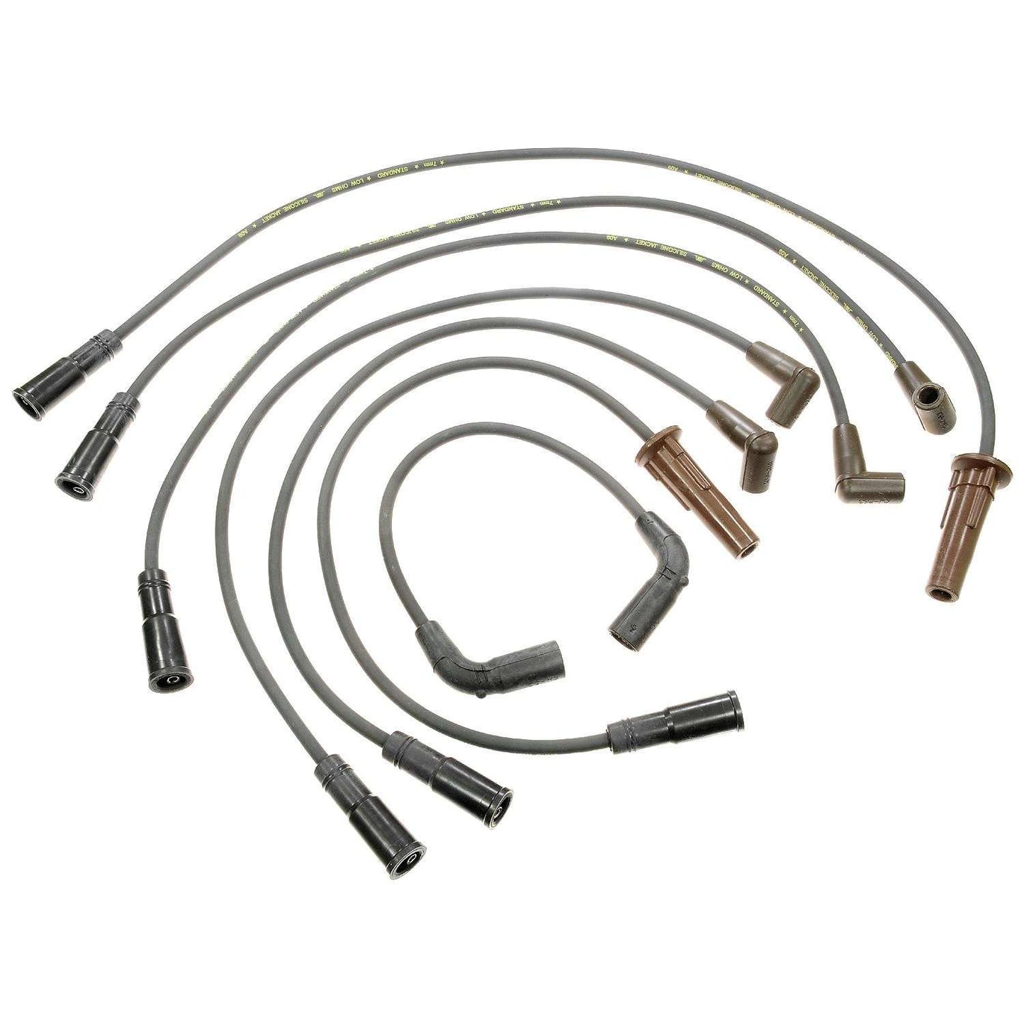 Front View of Spark Plug Wire Set STANDARD 7673