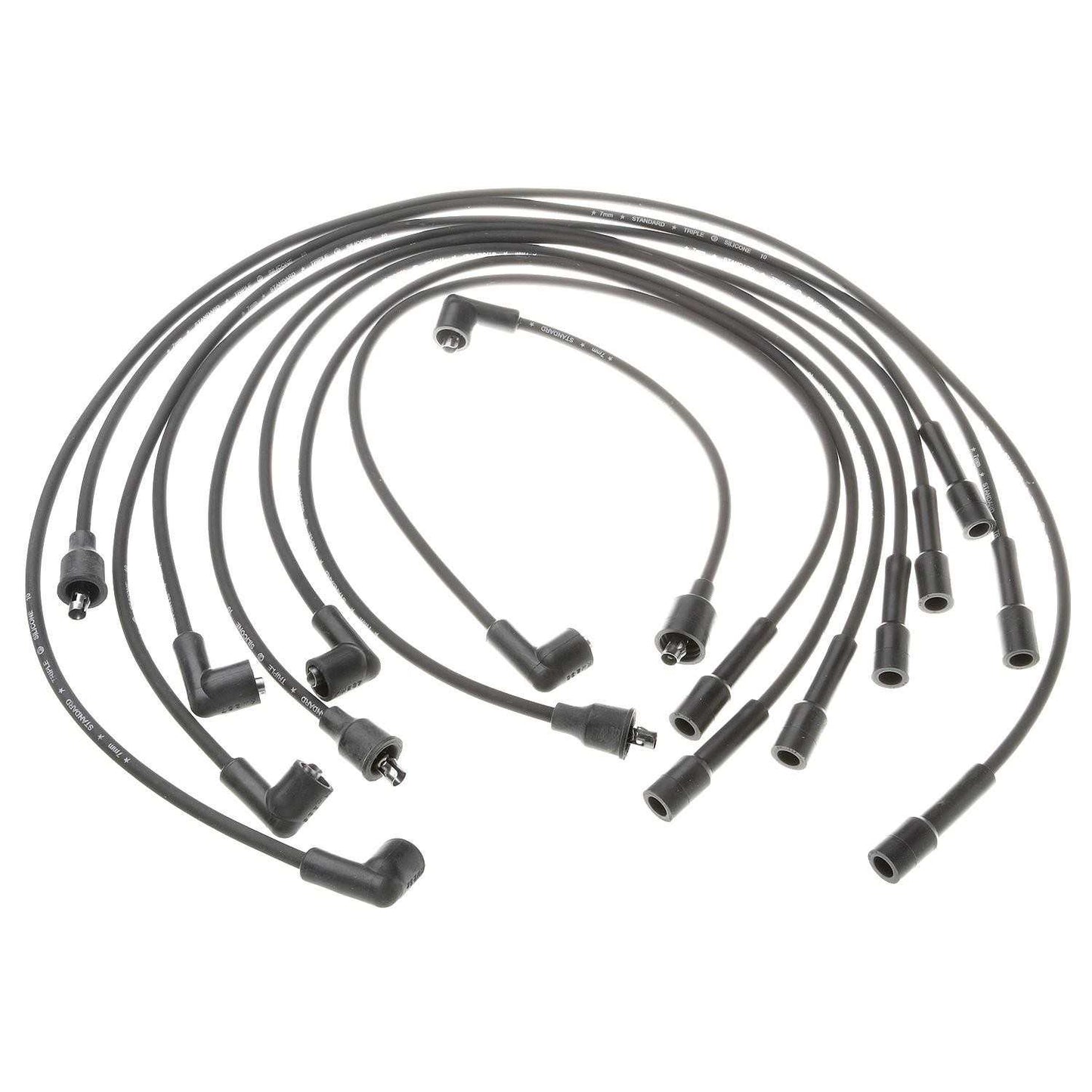 Front View of Spark Plug Wire Set STANDARD 7830