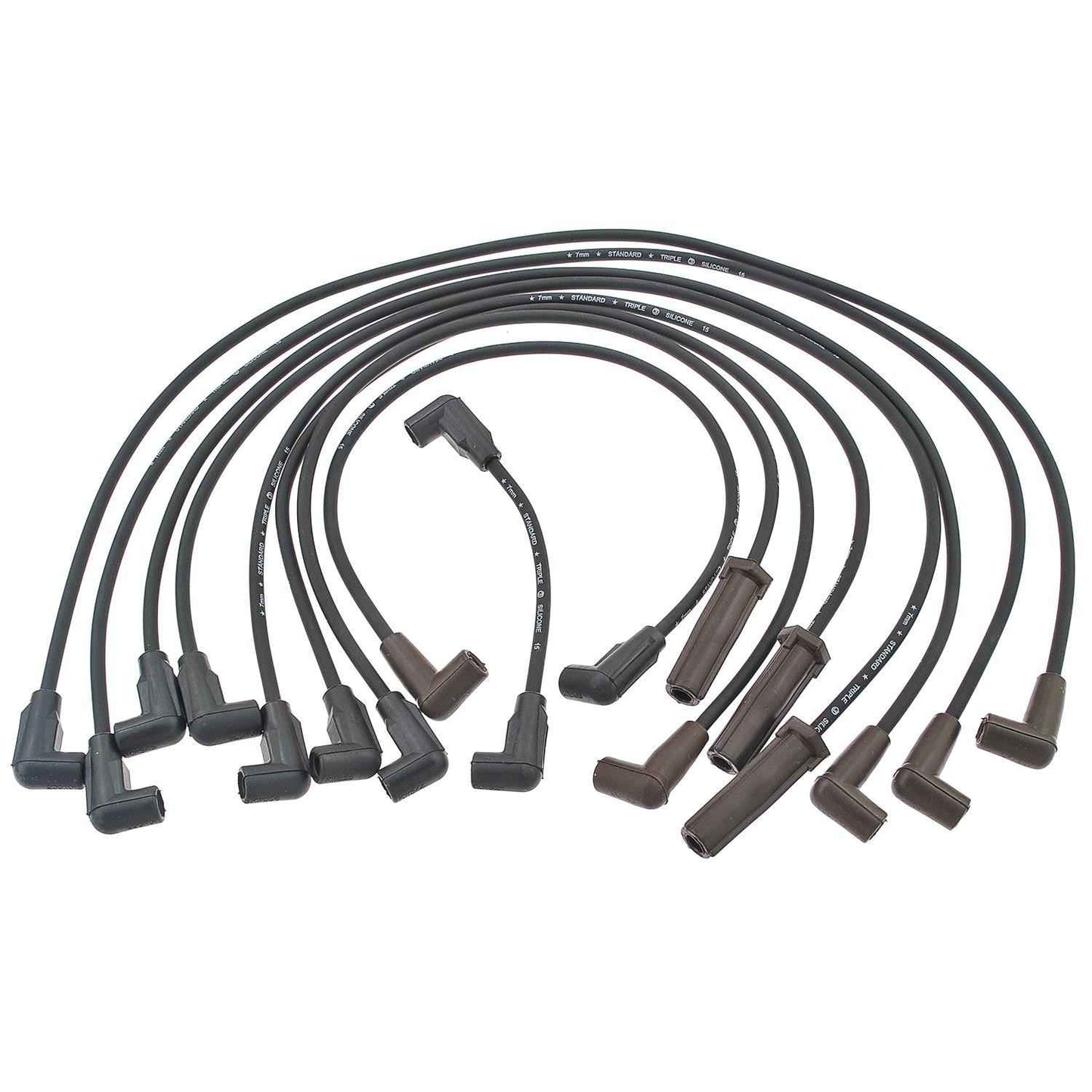 Front View of Spark Plug Wire Set STANDARD 7850