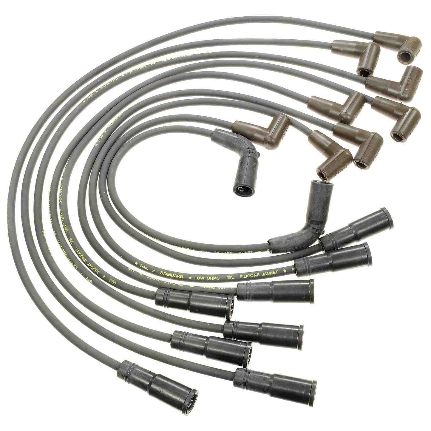 Front View of Spark Plug Wire Set STANDARD 7862