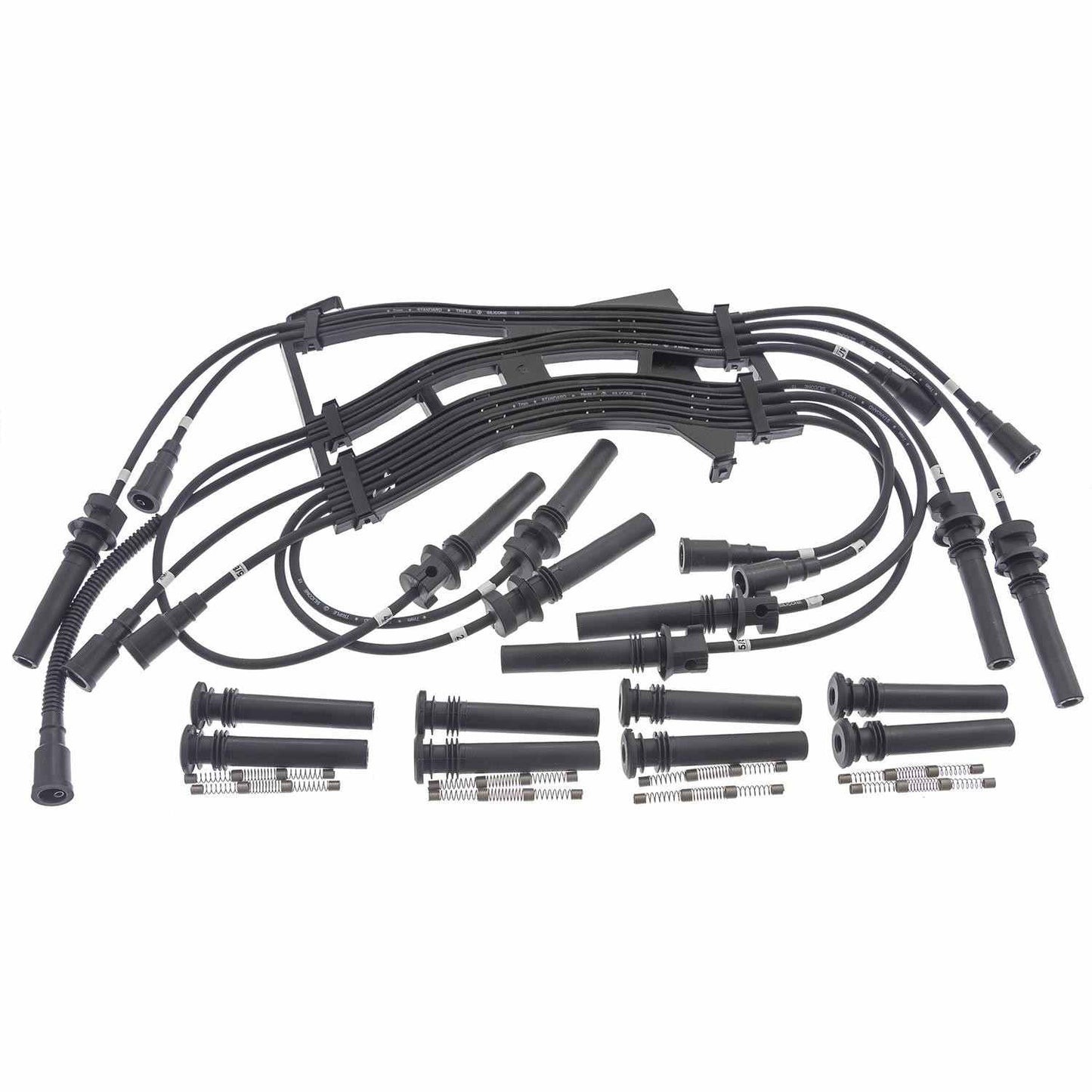 Front View of Spark Plug Wire Set STANDARD 7884K