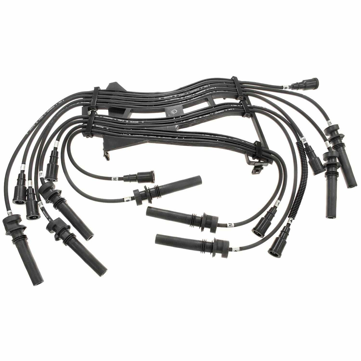 Front View of Spark Plug Wire Set STANDARD 7884