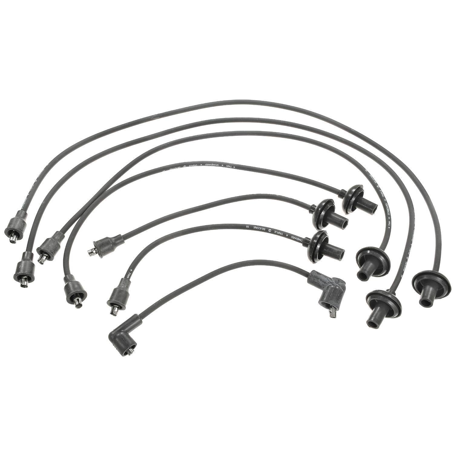 Front View of Spark Plug Wire Set STANDARD 9615