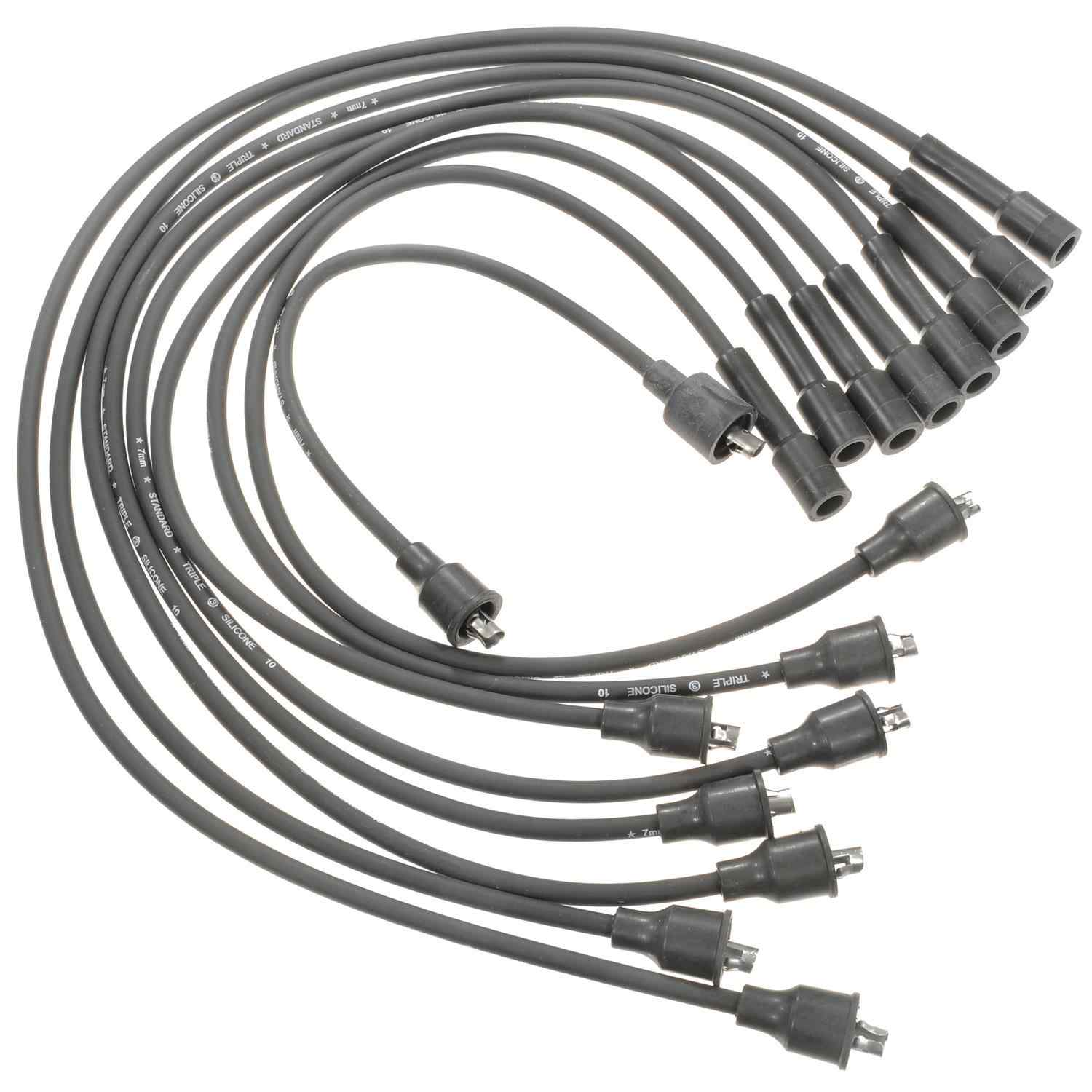 Front View of Spark Plug Wire Set STANDARD 9885