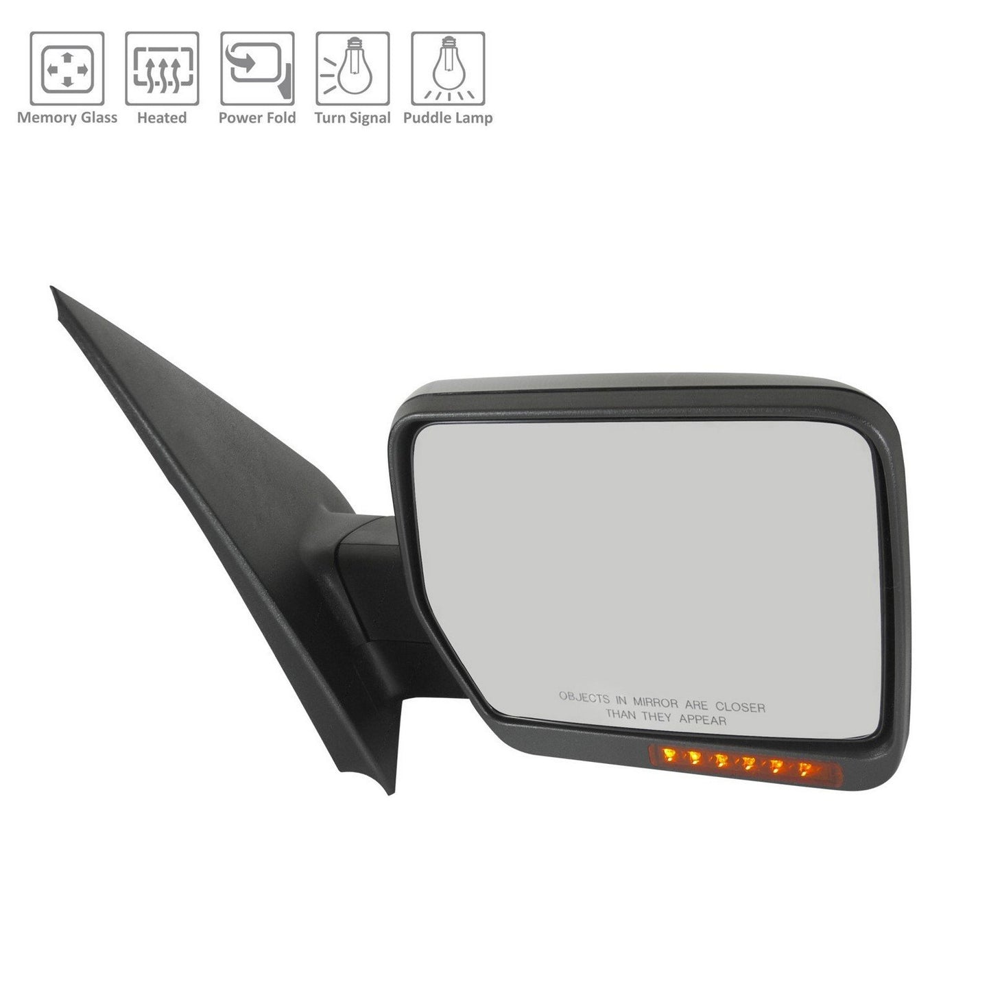 Front View of Right Door Mirror TECH PRO A1FO372R