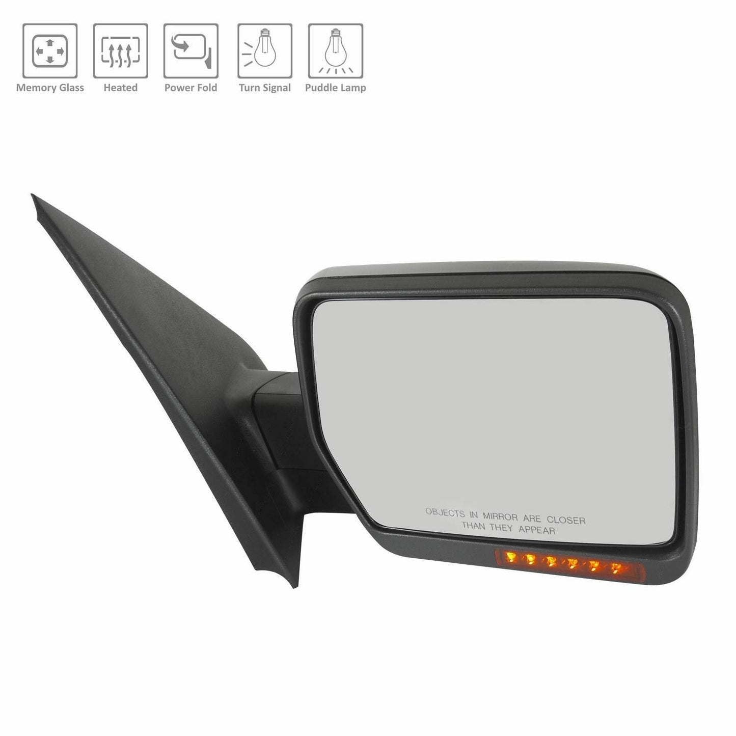 Front View of Right Door Mirror TECH PRO A1FO373R