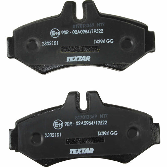 Top View of Rear Disc Brake Pad Set TEXTAR 2302101