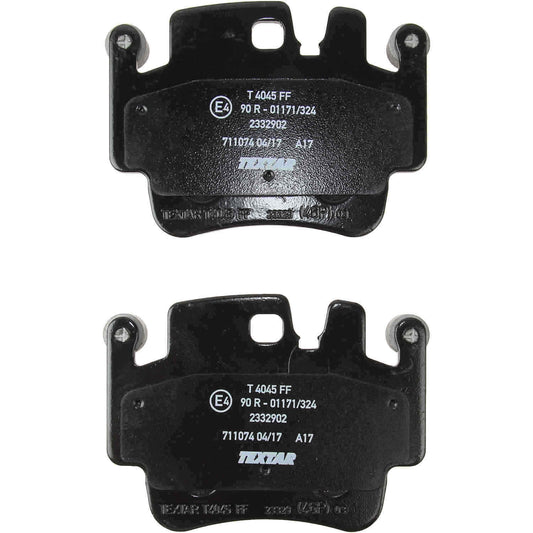 Top View of Front Disc Brake Pad Set TEXTAR 2332902