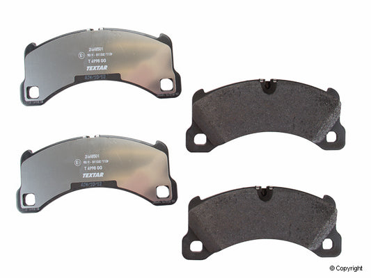 Front View of Front Disc Brake Pad Set TEXTAR 2468501