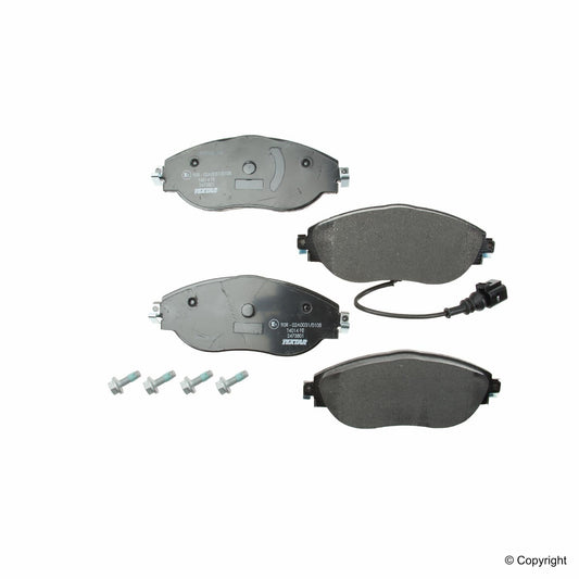 Front View of Front Disc Brake Pad Set TEXTAR 2473801