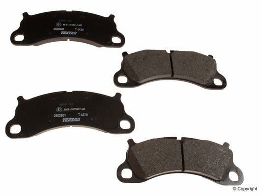 Front View of Front Disc Brake Pad Set TEXTAR 2500301