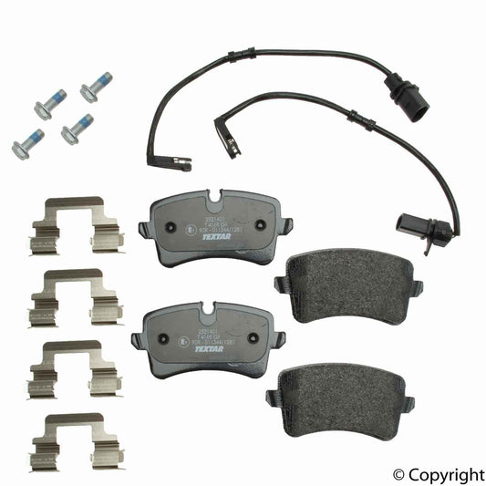 Front View of Rear Disc Brake Pad Set TEXTAR 2521401