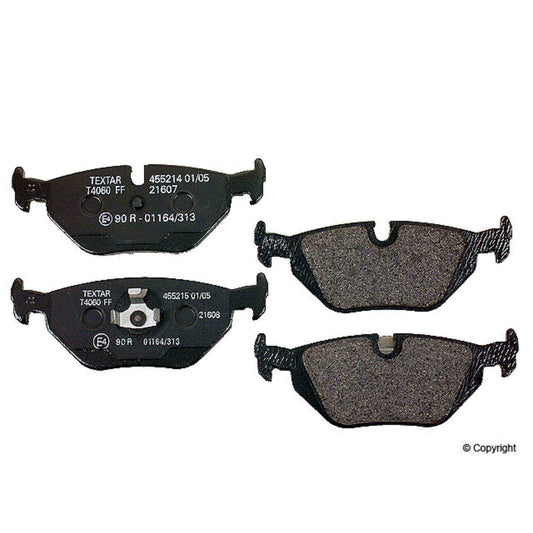 Front View of Rear Disc Brake Pad Set TEXTAR D754T