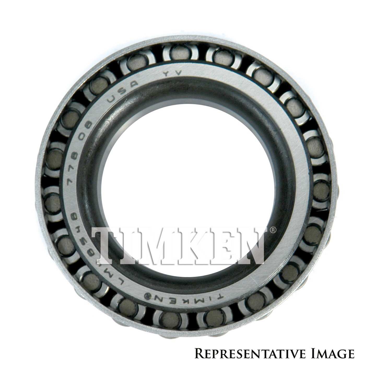 Back View of Front Differential Pinion Bearing TIMKEN 02475