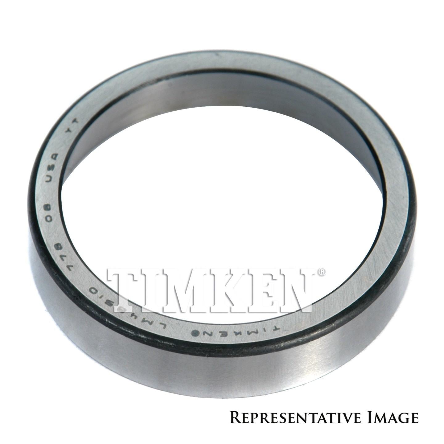 Angle View of Front Wheel Bearing Race TIMKEN 07204