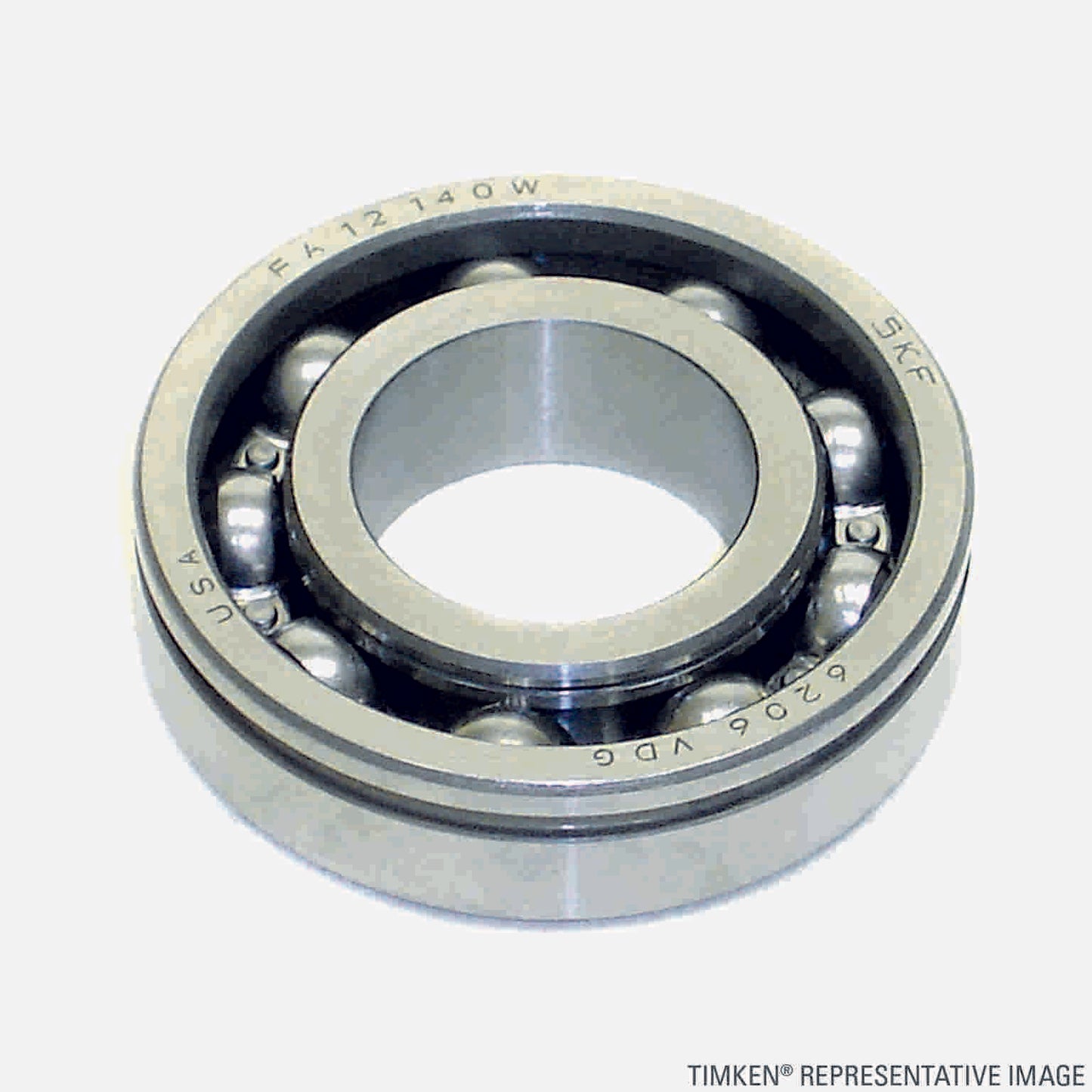 Angle View of Front Rear Transfer Case Output Shaft Bearing TIMKEN 206WB