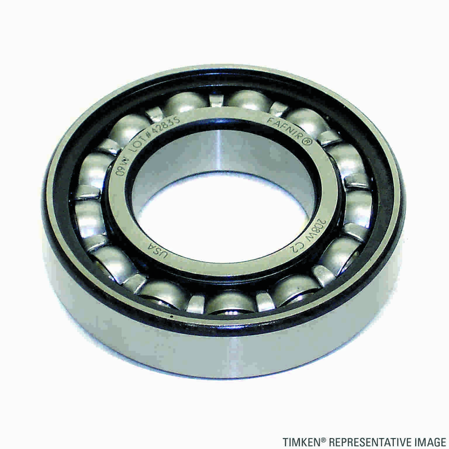 Angle View of Front Transfer Case Output Shaft Bearing TIMKEN 207