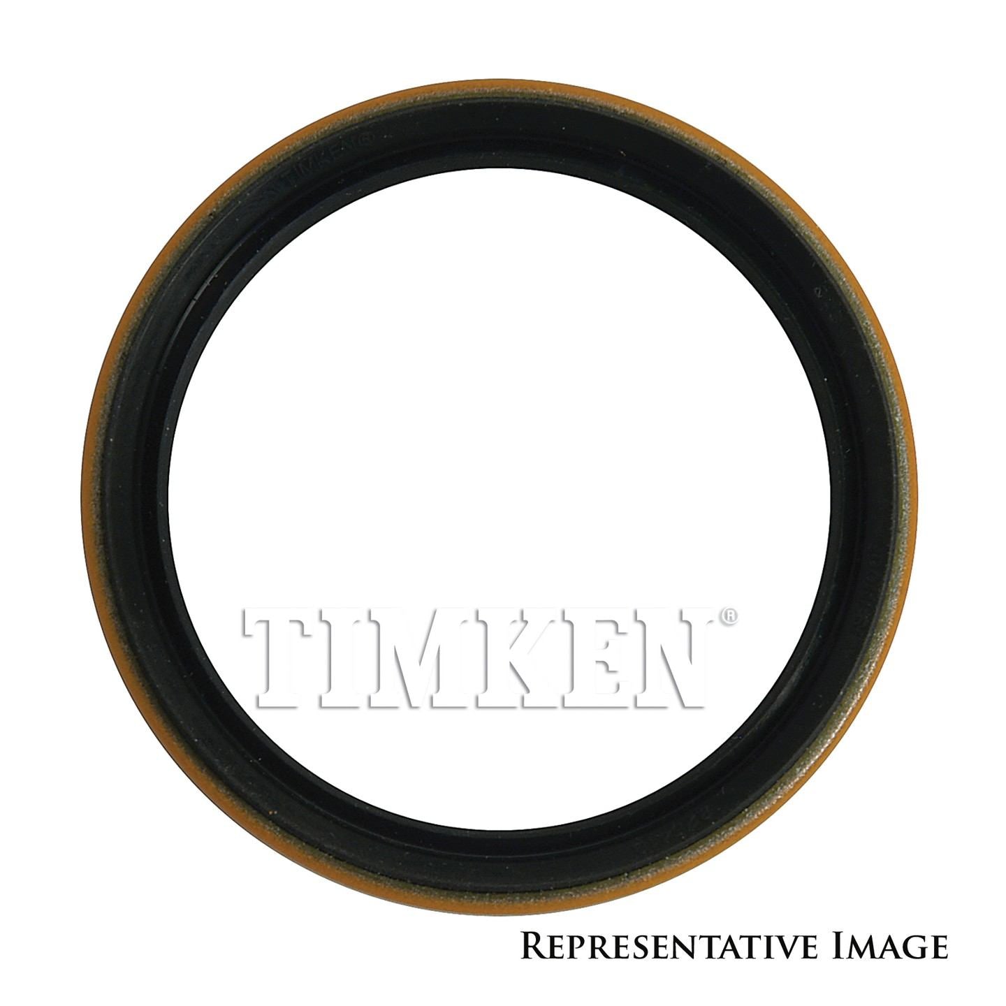 Top View of Front Engine Crankshaft Seal TIMKEN 224200S