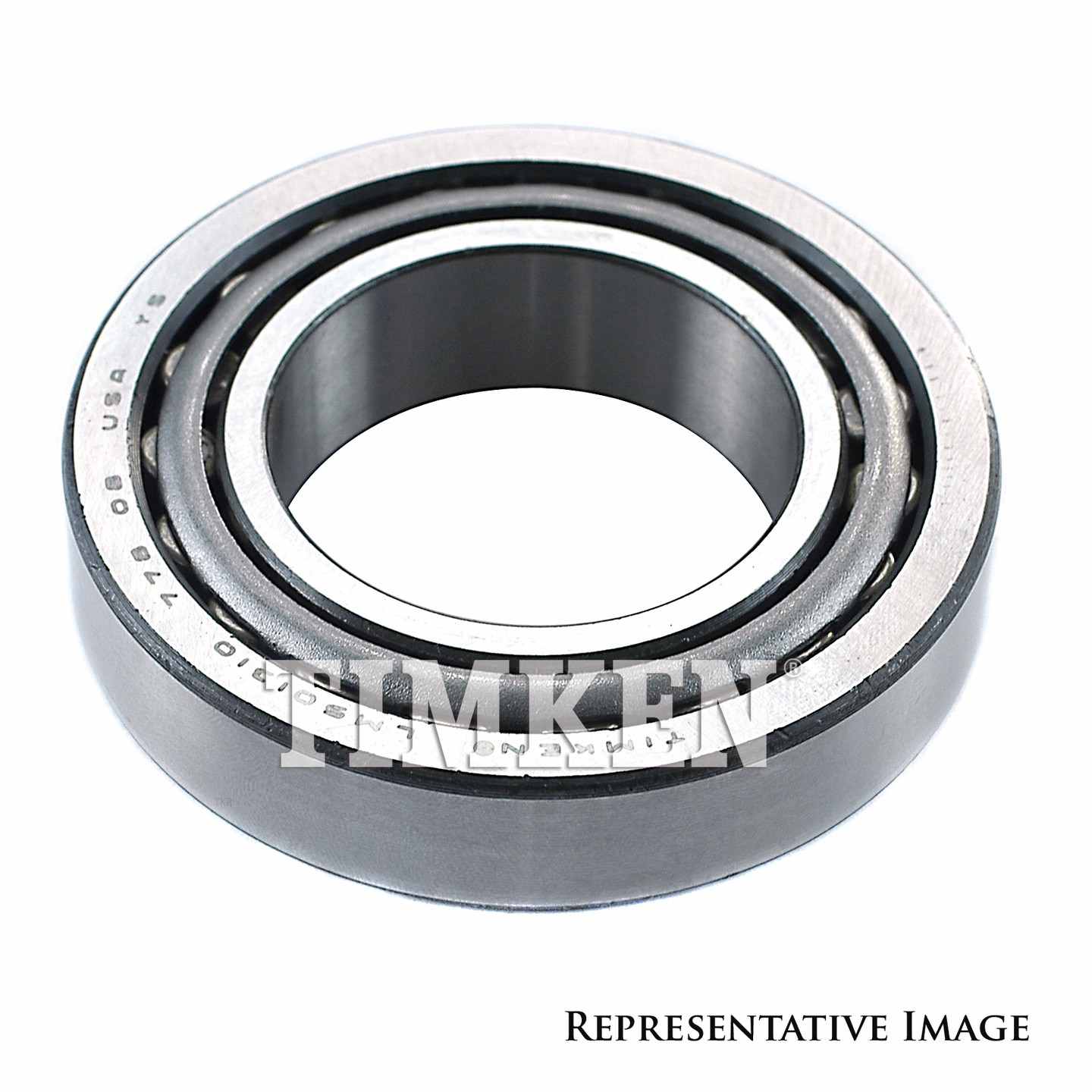 Top View of Front Wheel Bearing TIMKEN 30204