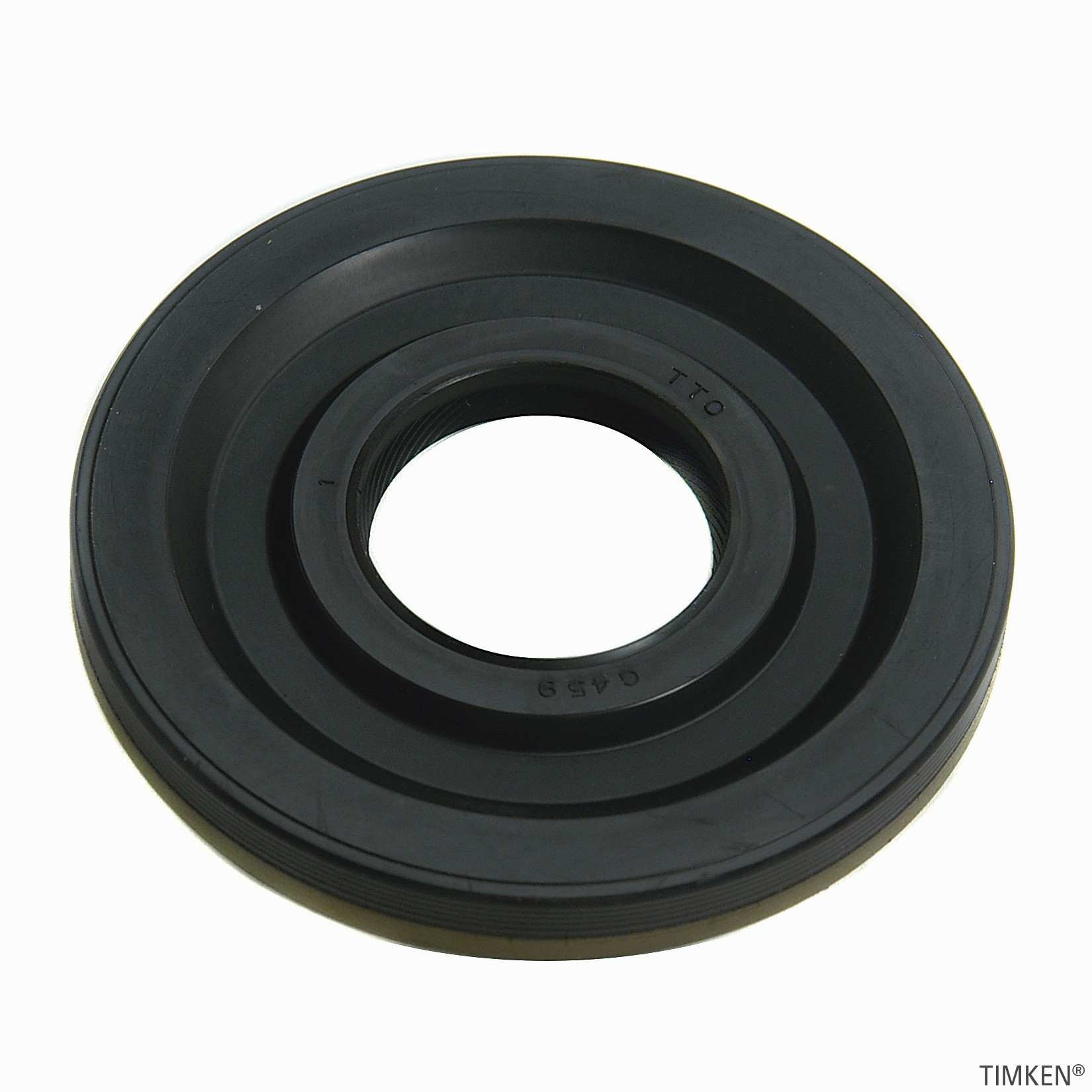 Angle View of Rear Manual Transmission Output Shaft Seal TIMKEN 4532N