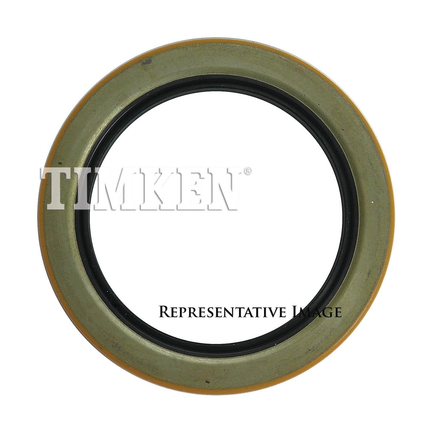 Top View of Front Engine Crankshaft Seal TIMKEN 494122