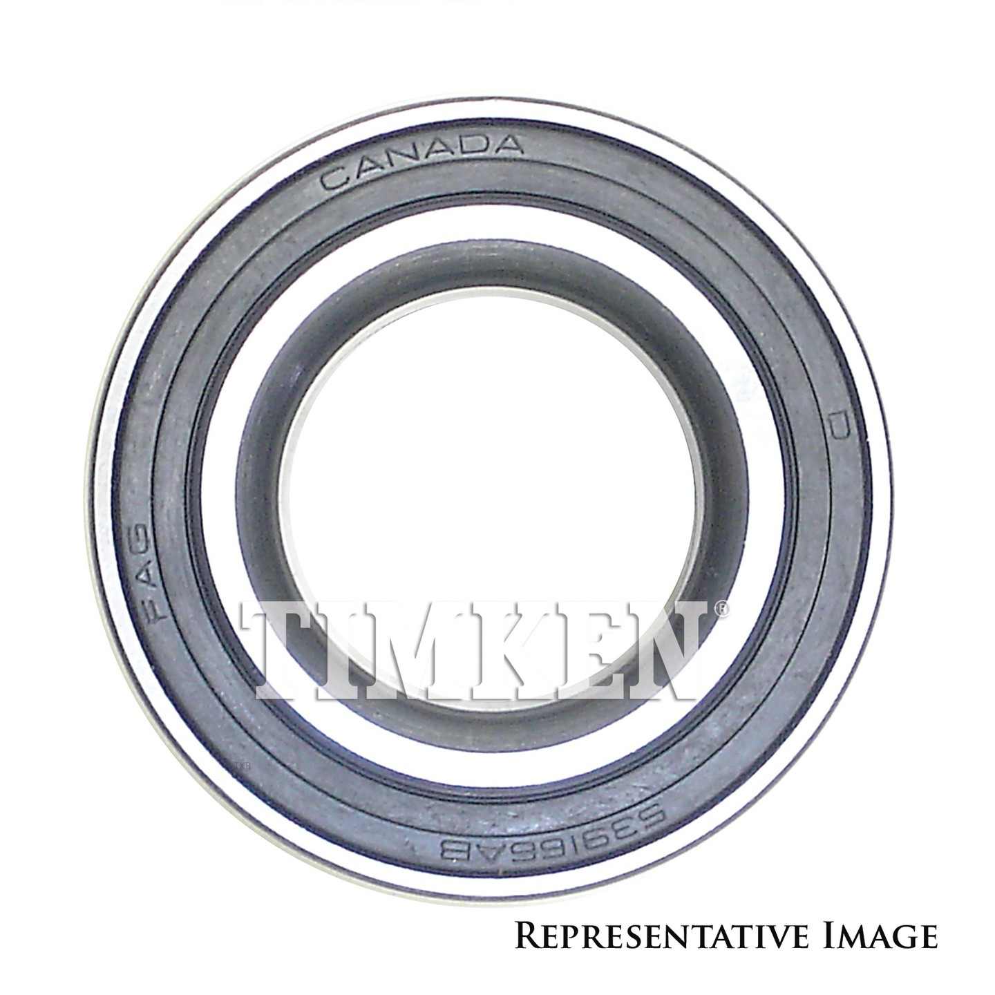 Top View of Front Wheel Bearing TIMKEN 510001