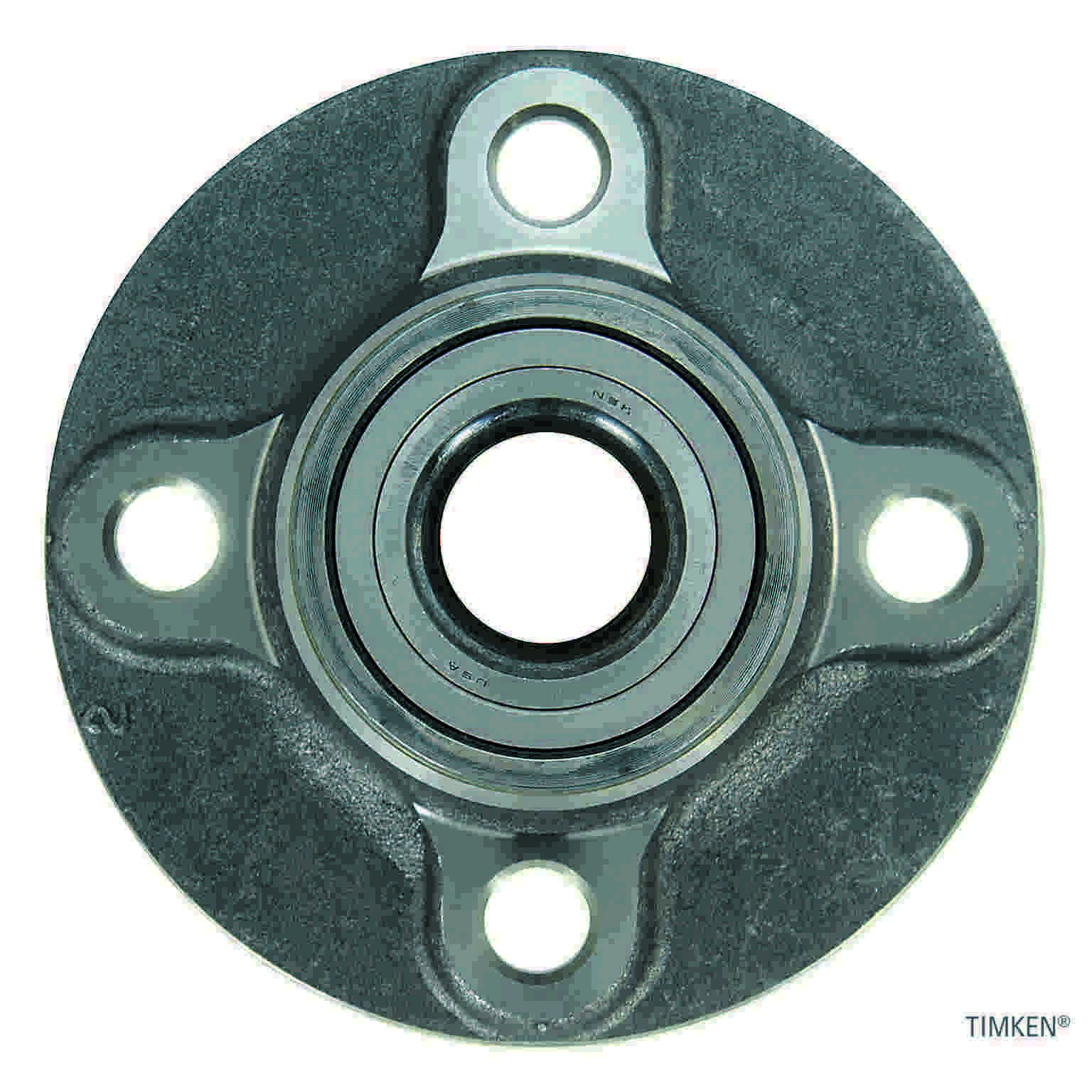 Top View of Rear Wheel Bearing and Hub Assembly TIMKEN 512025