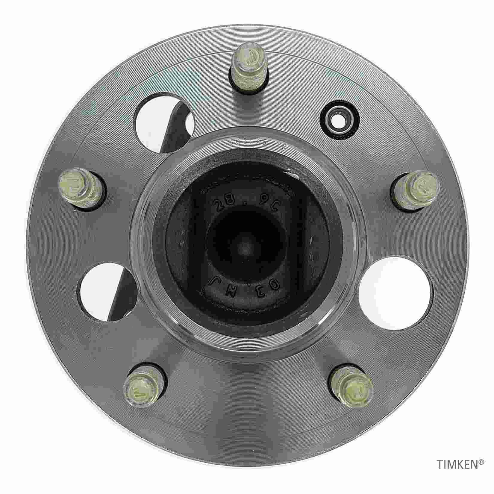 Back View of Rear Wheel Bearing and Hub Assembly TIMKEN 512152