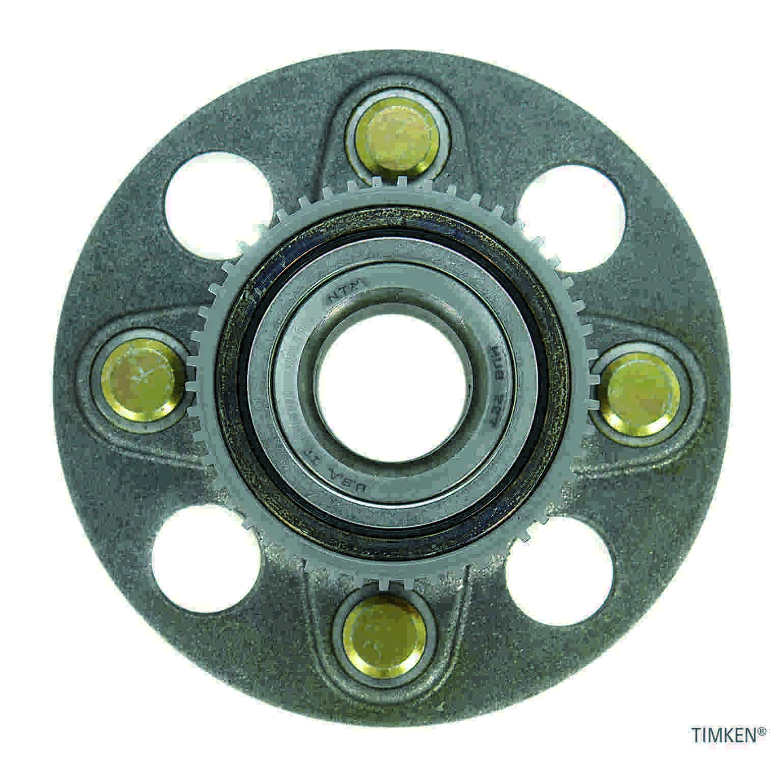 Top View of Rear Wheel Bearing and Hub Assembly TIMKEN 512175