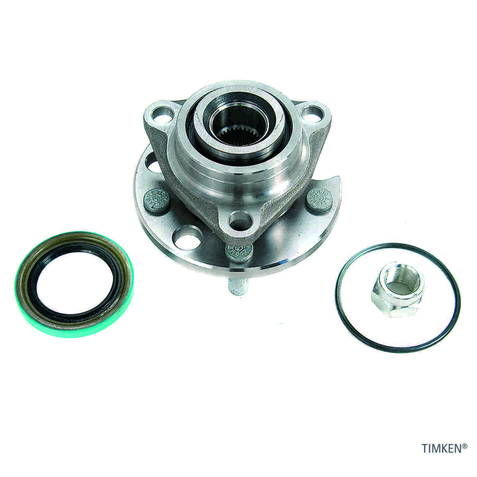 Angle View of Front Wheel Bearing and Hub Assembly TIMKEN 513011K