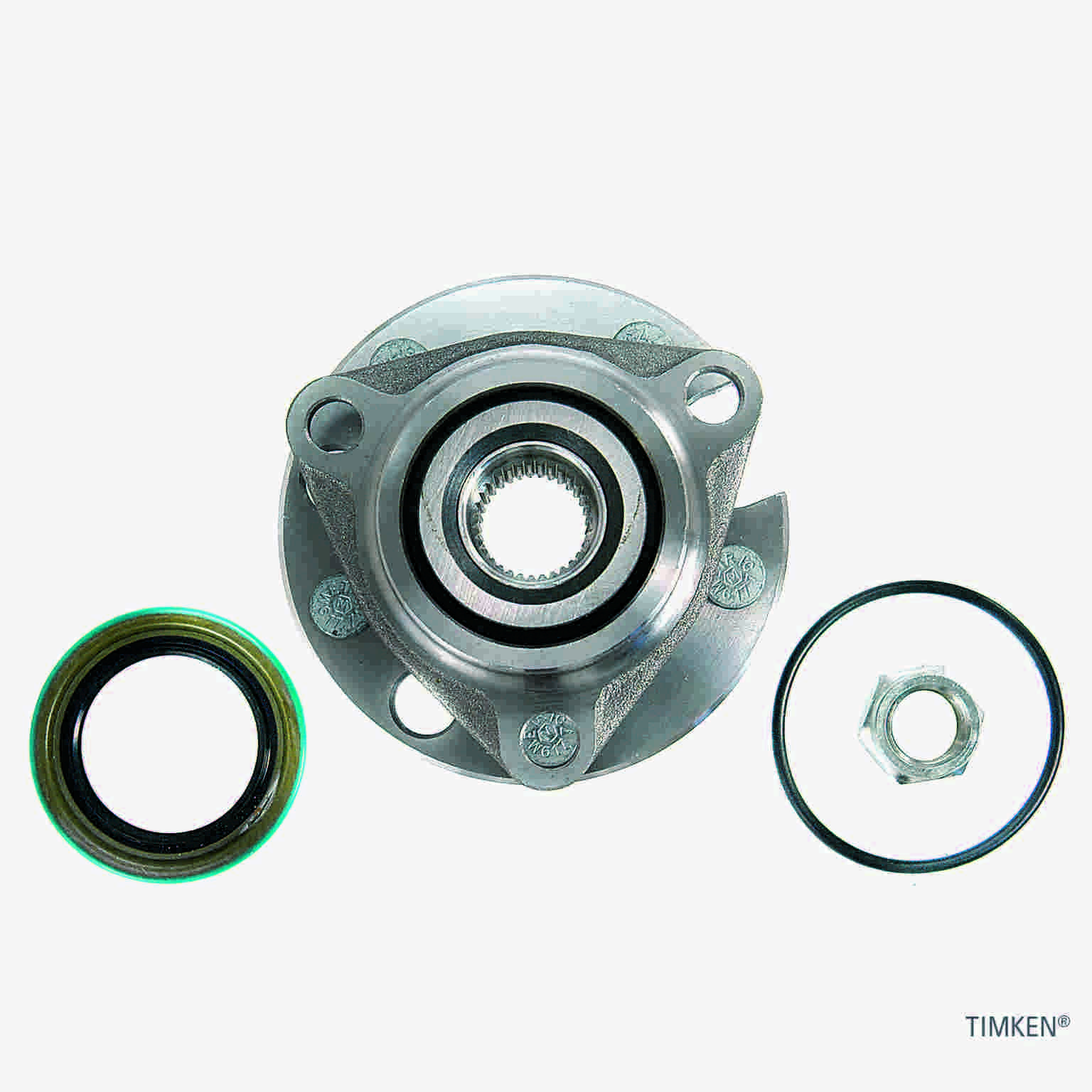 Top View of Front Wheel Bearing and Hub Assembly TIMKEN 513011K