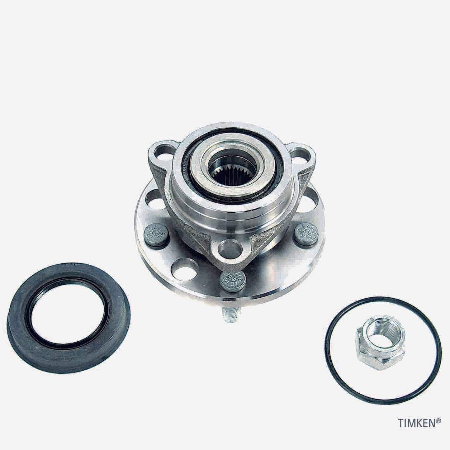 Angle View of Front Wheel Bearing and Hub Assembly TIMKEN 513017K