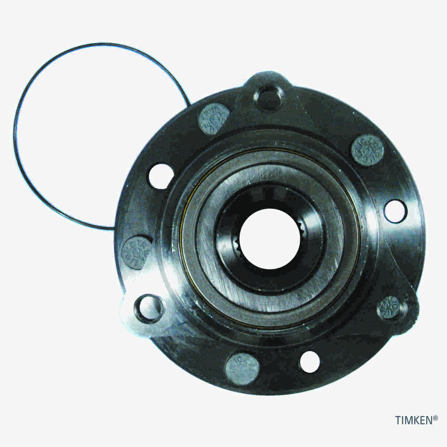 Top View of Rear Wheel Bearing and Hub Assembly TIMKEN 513020