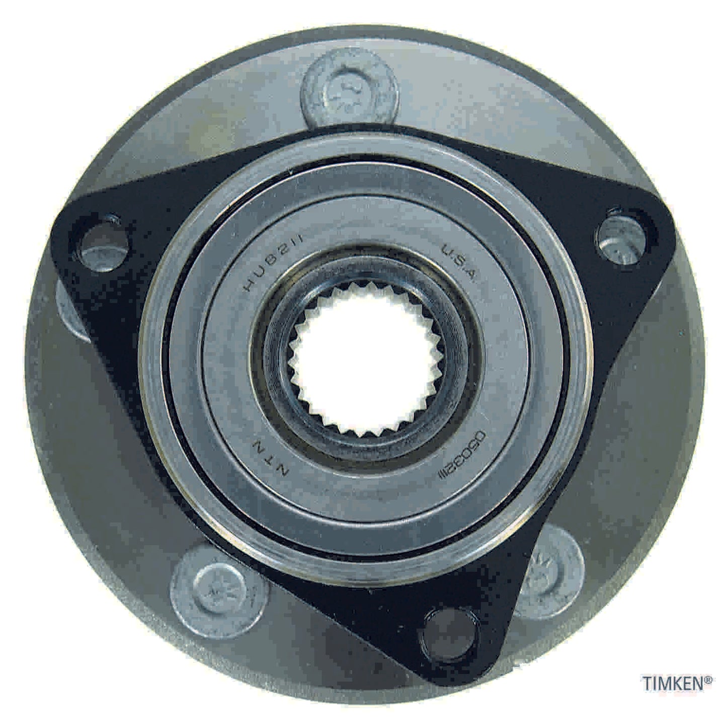 Top View of Front Wheel Bearing and Hub Assembly TIMKEN 513100