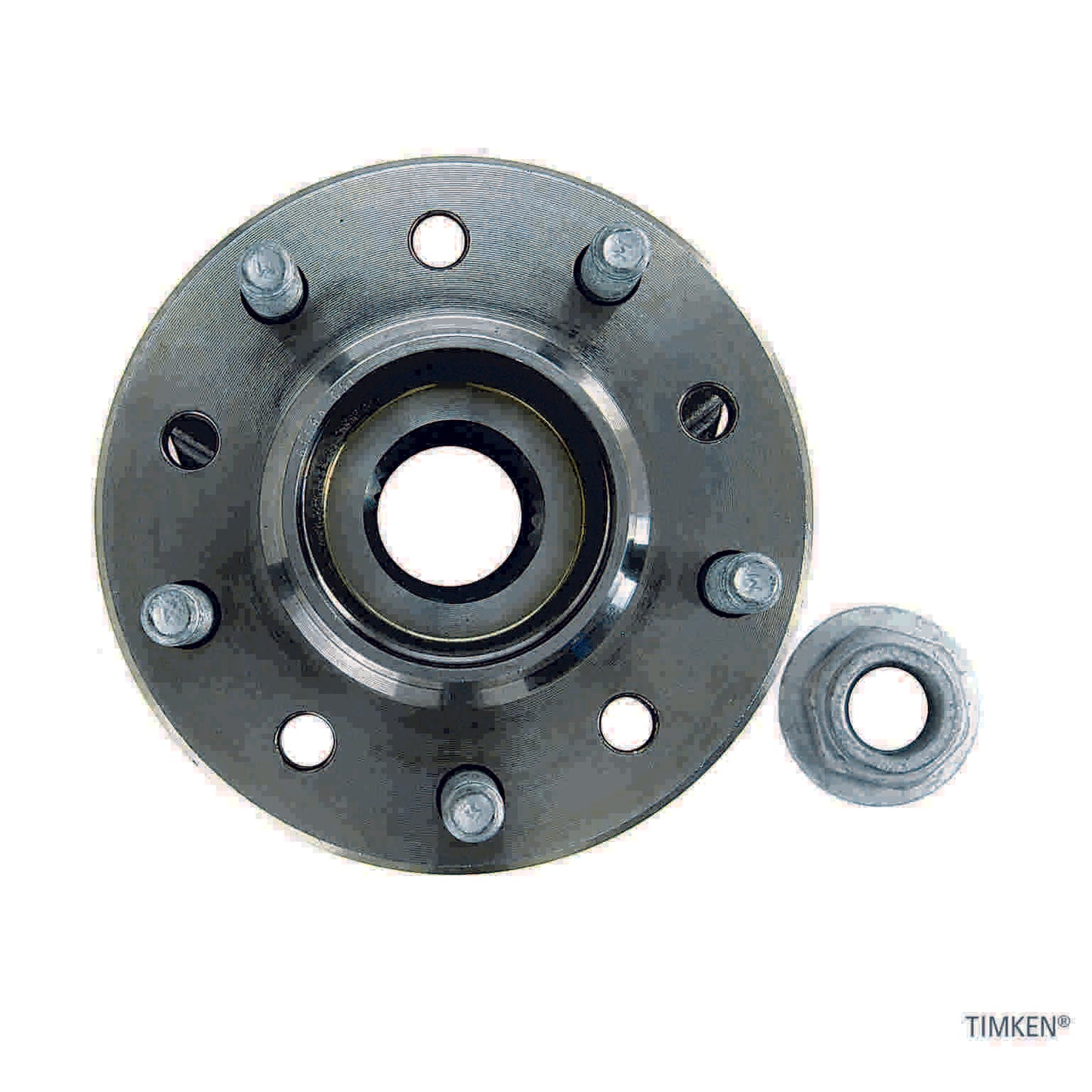 Back View of Front Wheel Bearing and Hub Assembly TIMKEN 513137