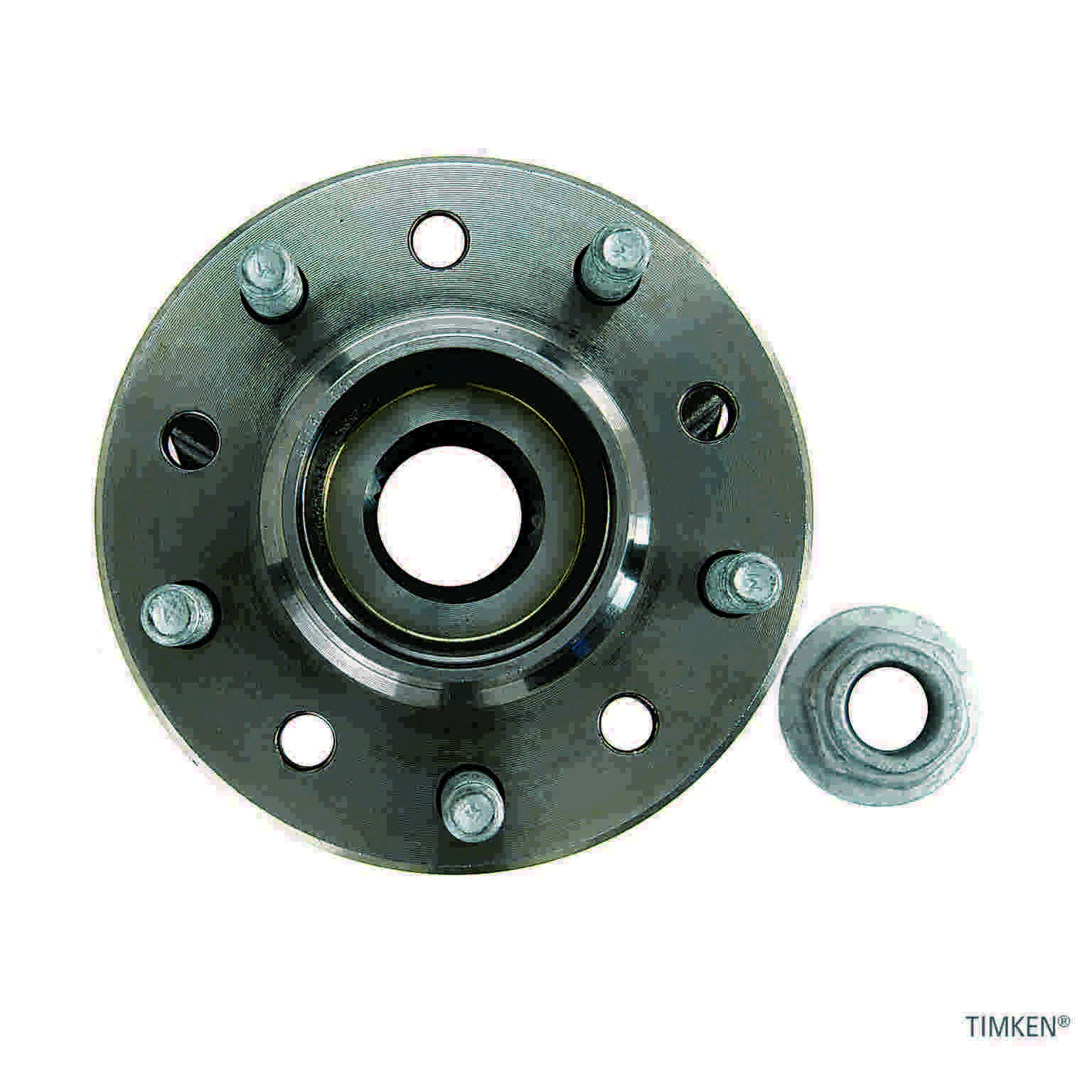 Back View of Front Wheel Bearing and Hub Assembly TIMKEN 513137